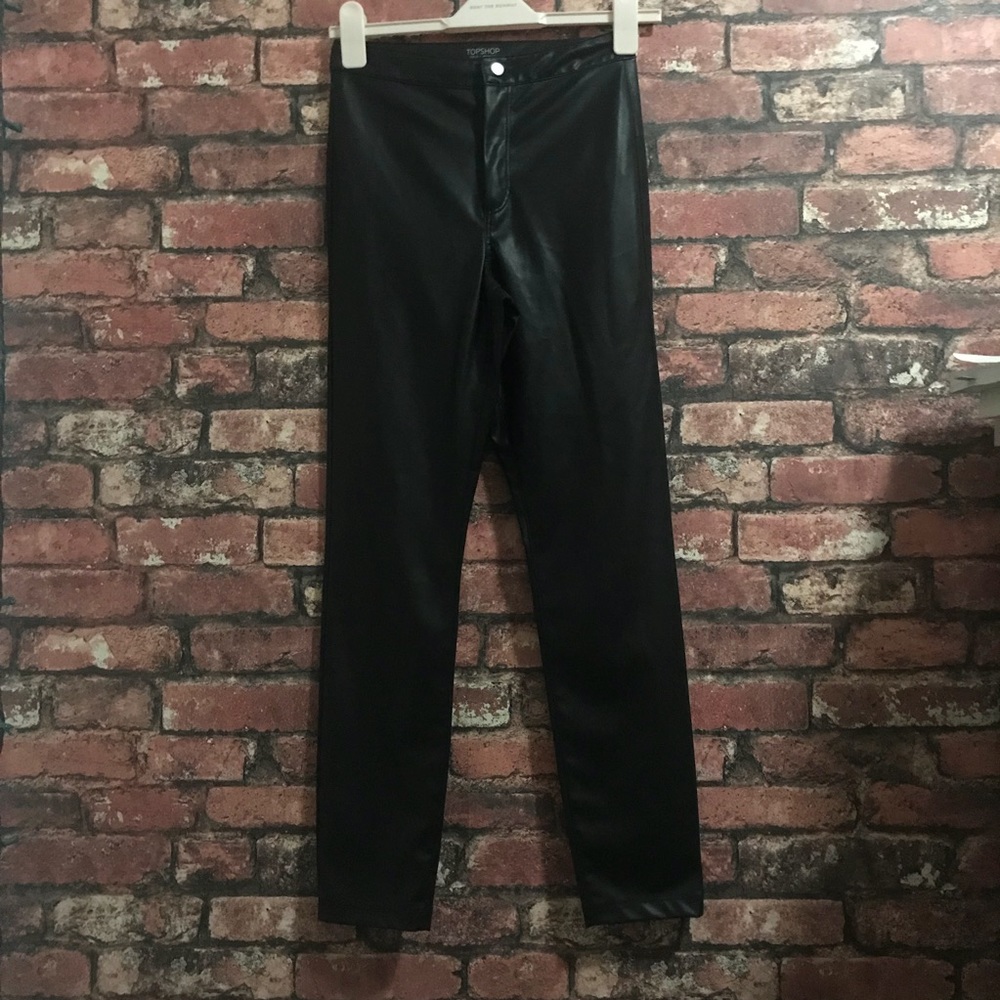 TOPSHOP Pleather Pants NWT
